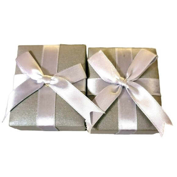 Sterling Silver Blue Sapphire & Diamond Necklace & Earrings Sept Birthstone DH1 - Picture 5 of 16